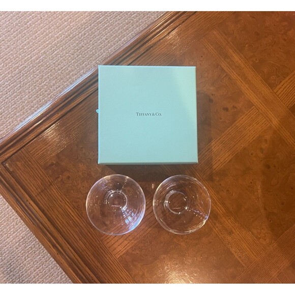Vintage Tiffany & Co. Crystal Bowls & Original Box - Picture 3 of 16